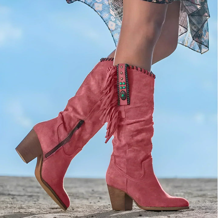 Imogen | Orthopädische Stiefel für Damen mit mittelhohem Absatz