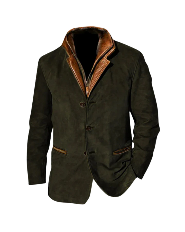 Vintage-Jacke für Herren mit langen Ärmeln