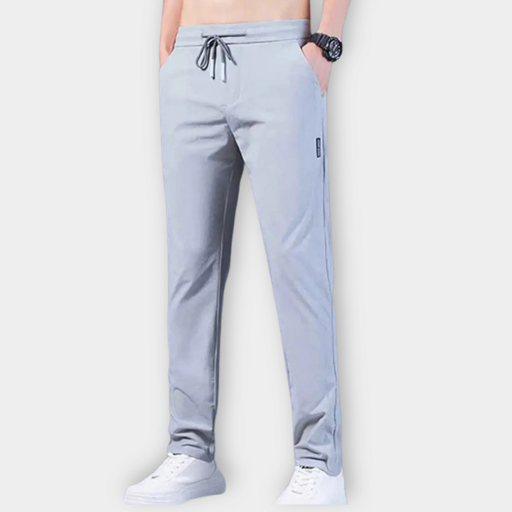 Enzo | Stretch Jogger-Hosen für Herren mit schmaler Passform und mittlerem Bund