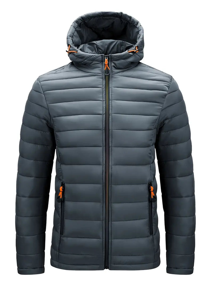 Elegante Kapuzenjacke für Herren mit langen Ärmeln