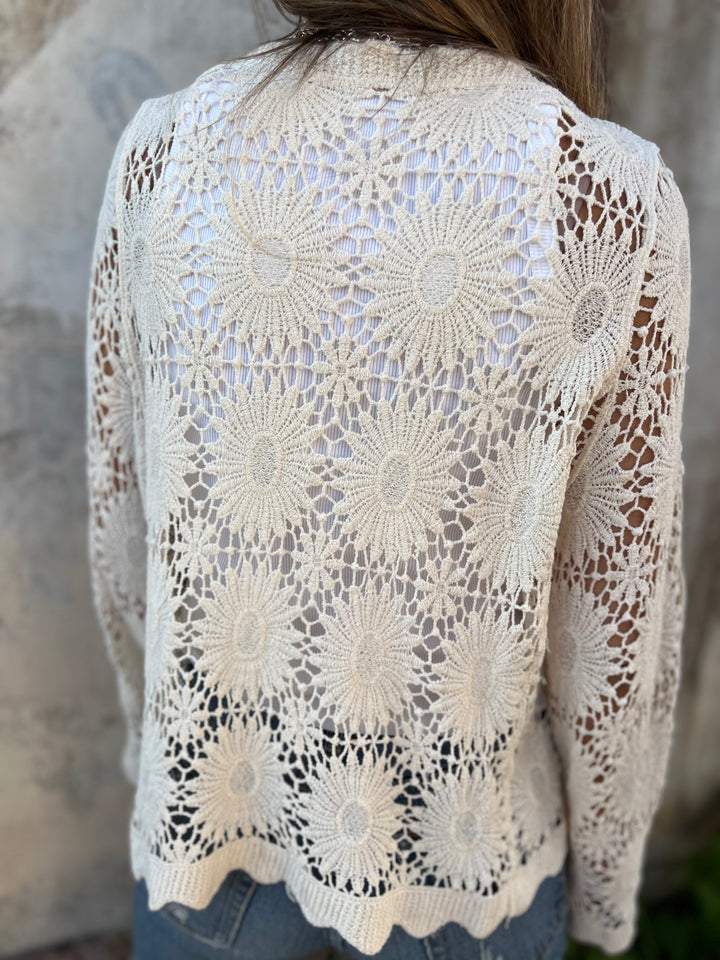Nadia | Bequemer Cardigan für Damen mit V-Ausschnitt und langen Ärmeln