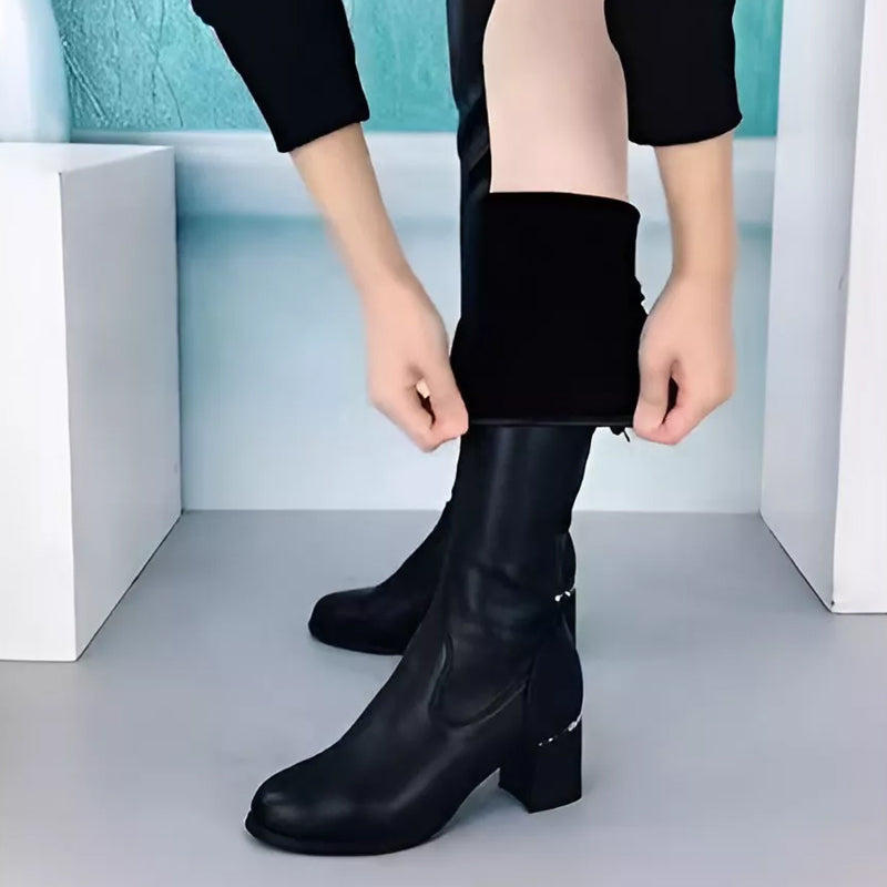 Leonie | Bequeme Over-the-Knee-Stiefel für Damen mit mittelhohem Absatz