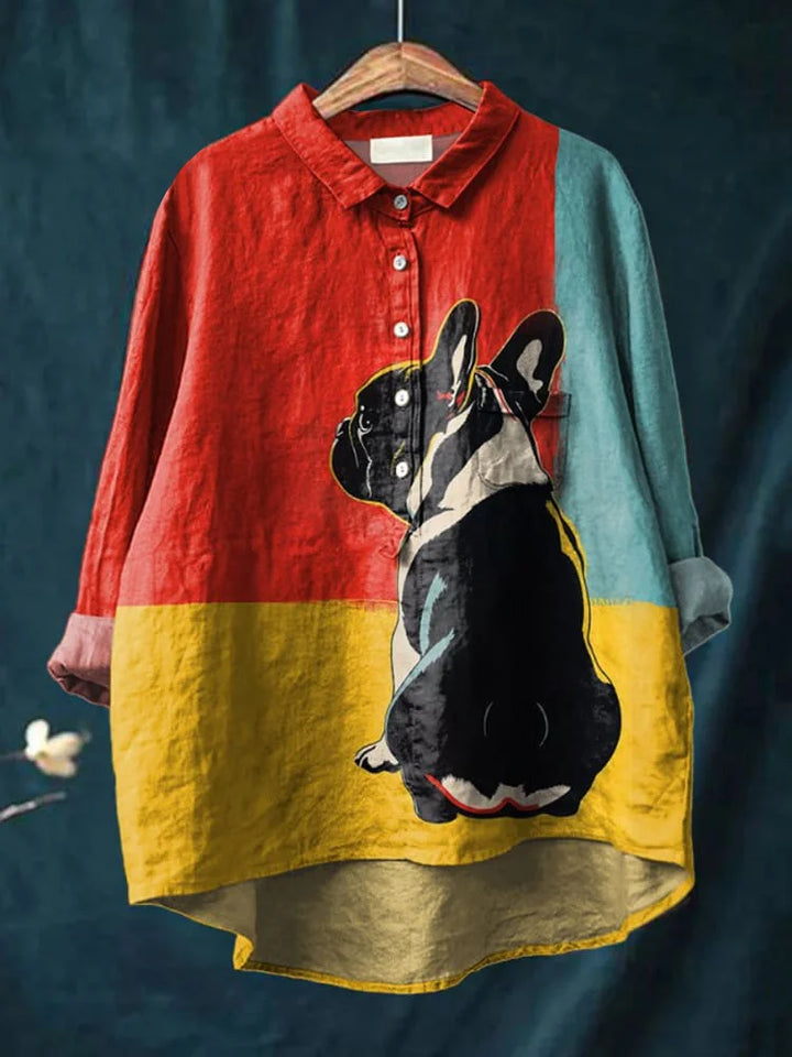 Miller | Hundekunstshirt mit langen Ärmeln
