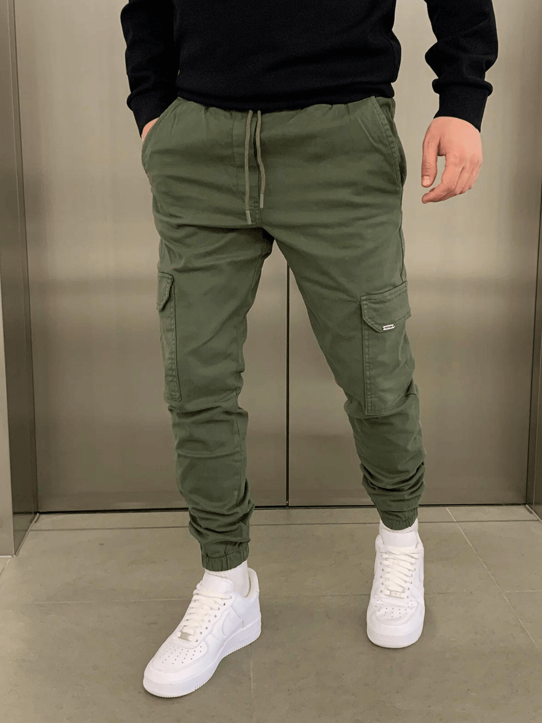 Dieter | Cargo Jogger Fit für Herren mit mittlerem Bund