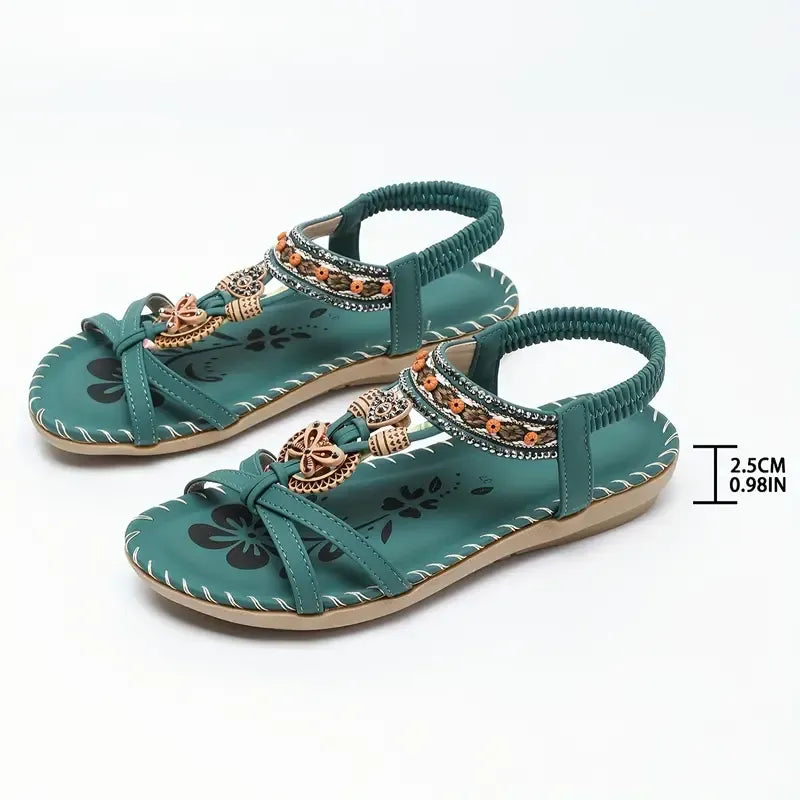 Colella | Elegante Orthopädische Blüten Sandalen für Damen