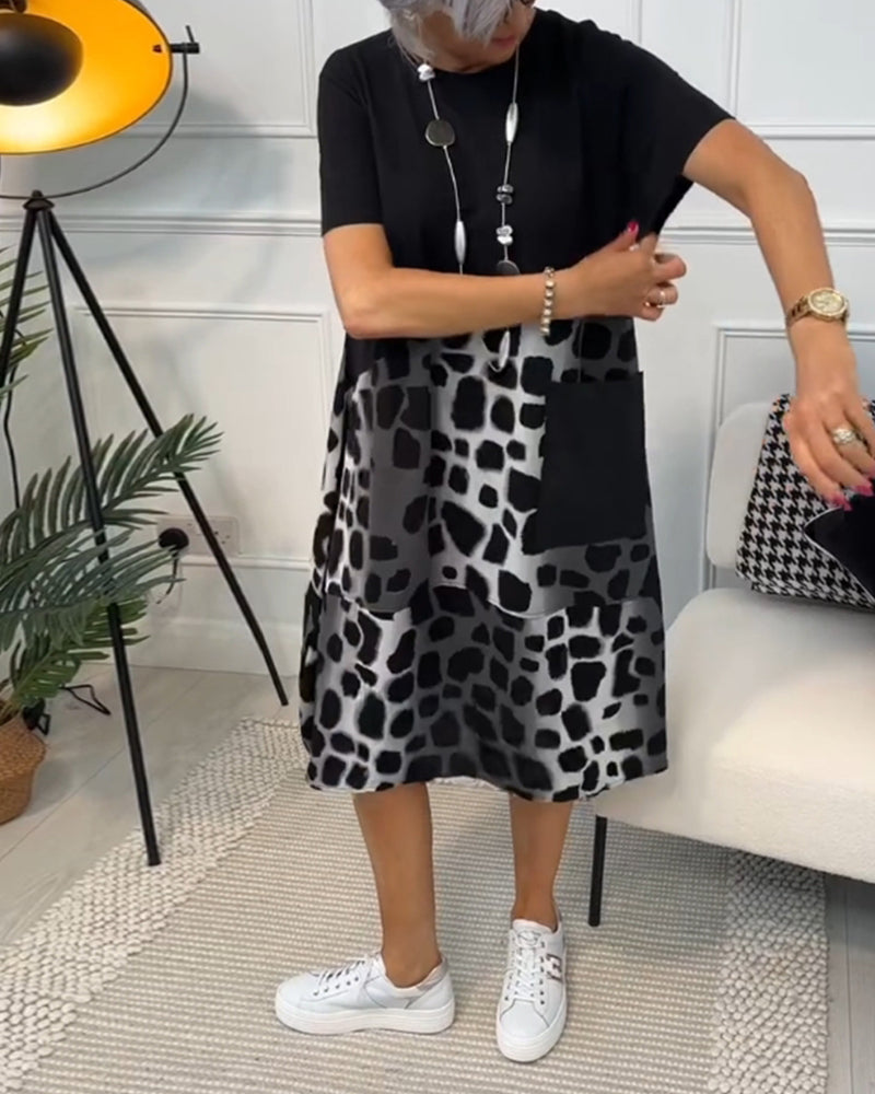 Lina | Luftiges Sommerkleid für Damen mit Rundhalsausschnitt