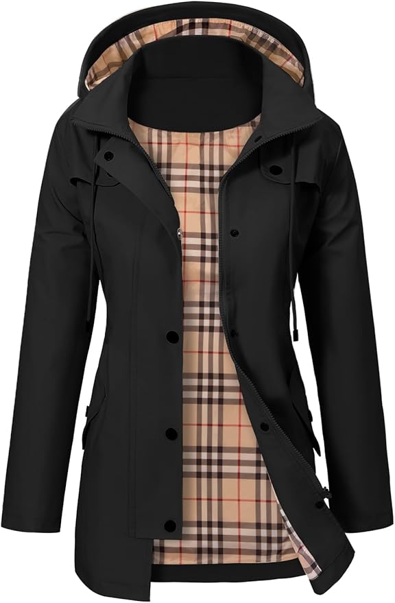 Francesca | Herbst Parkas für Damen mit Kapuze und langen Ärmeln