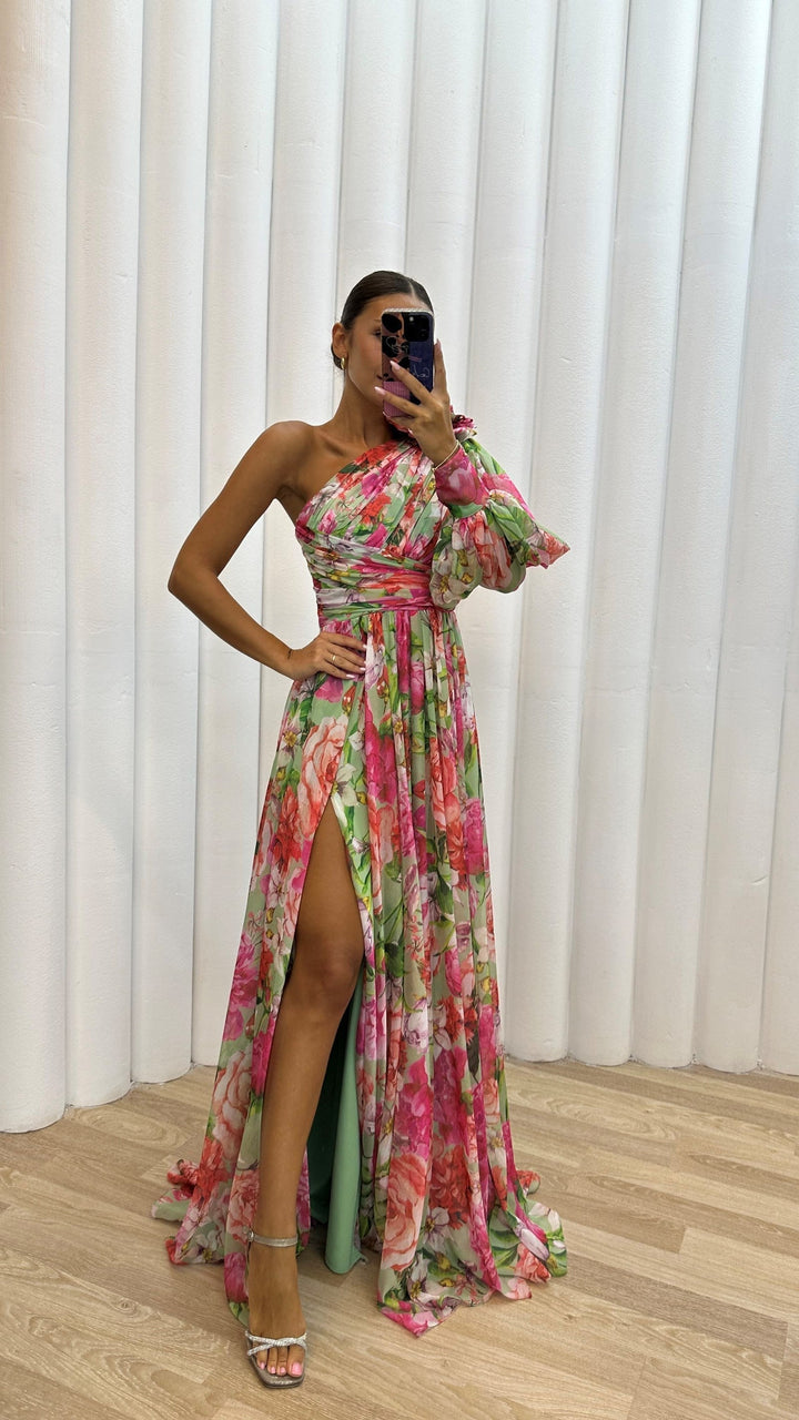 Isabella | Atemberaubendes Fließendes Maxikleid für Damen