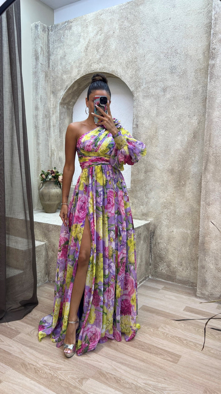 Whitney | Schickes Fließendes Schulterkleid für Sommeranlässe für Damen