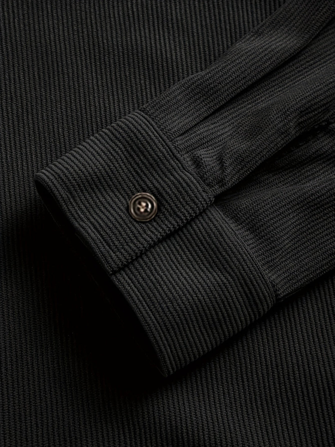 Lukas | Herren Langarm-Overshirt mit Knöpfen und Taschen