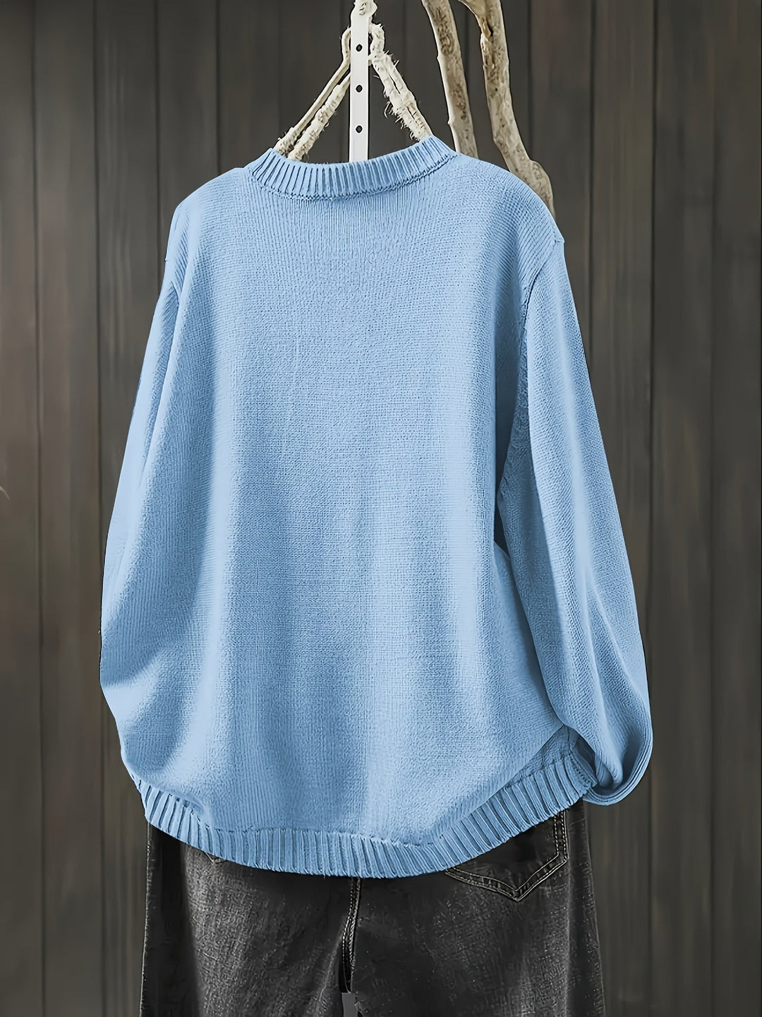 Ezra | Stilvoller Lässiger Cardigan für Damen mit Rundhalsausschnitt