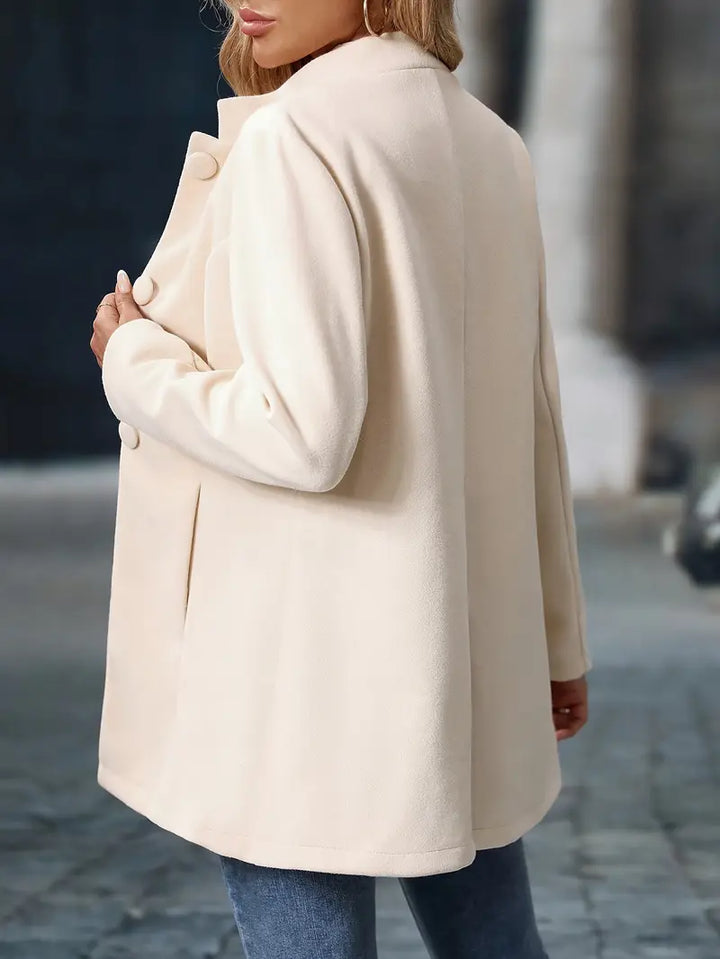 Sonia | Zeitlose Elegante Jacke für Damen mit Rundhalsausschnitt und langen Ärmeln