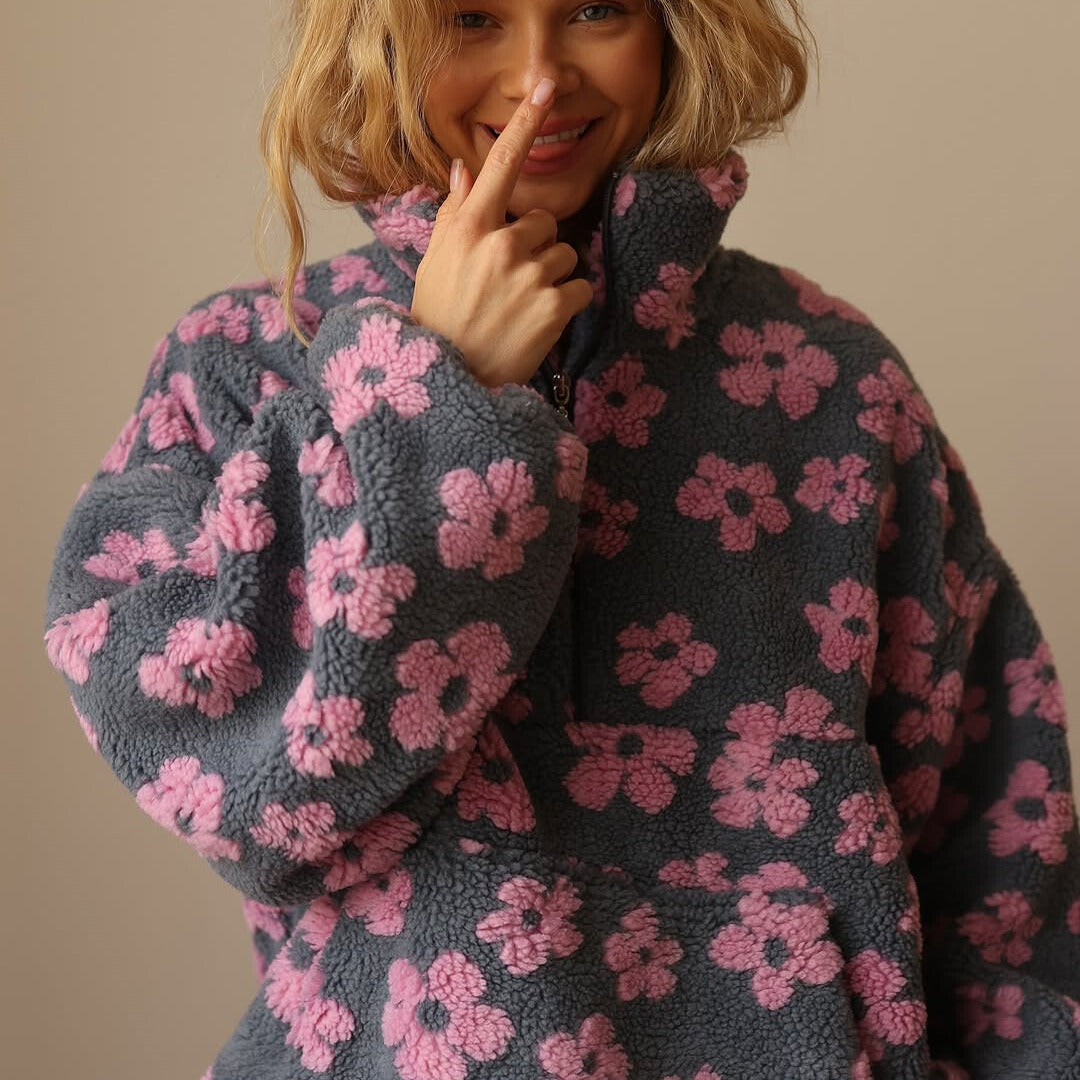 Daisy | Bloom Cozy mit Blumenmuster Weste