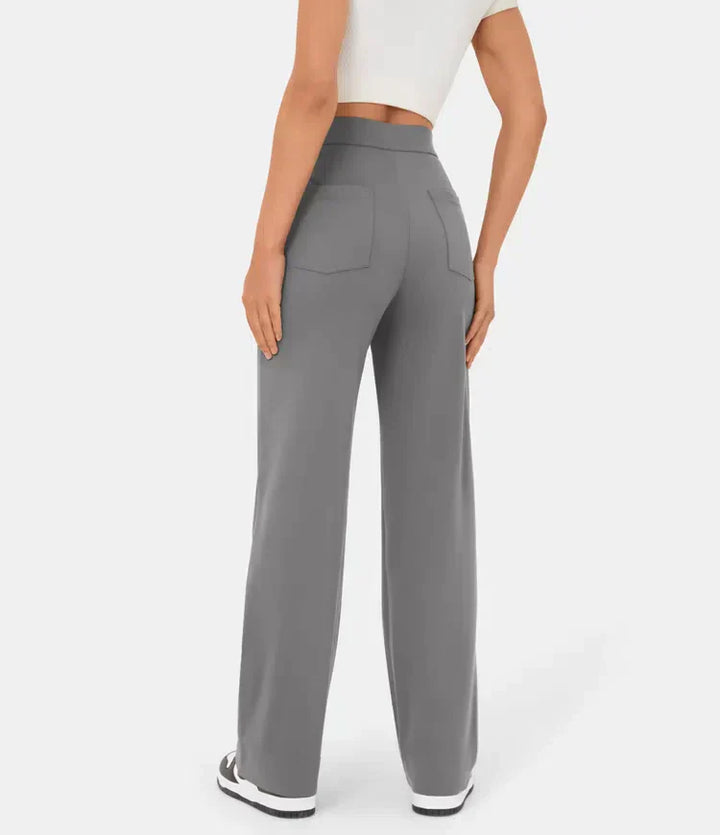 Lynn | Perfekt sitzende Hose für Damen mit geradem Bein und hohem Bund