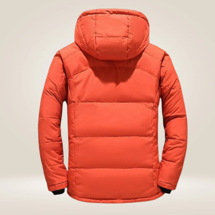 Paul | Wind- und Wasserfeste Daunenjacke für Herren mit Kapuze und langen Ärmeln