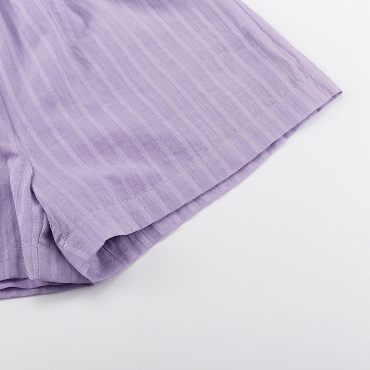 Yselia | Luftiges Button-Up und Shorts Set für Damen