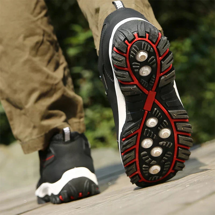Roberto | Orthopädische Wanderschuhe für Herren mit flachem Absatz