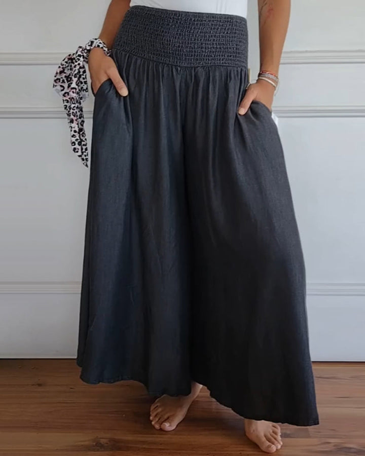 Sophia | Hose für Damen mit elastischem Bund und weiter Passform
