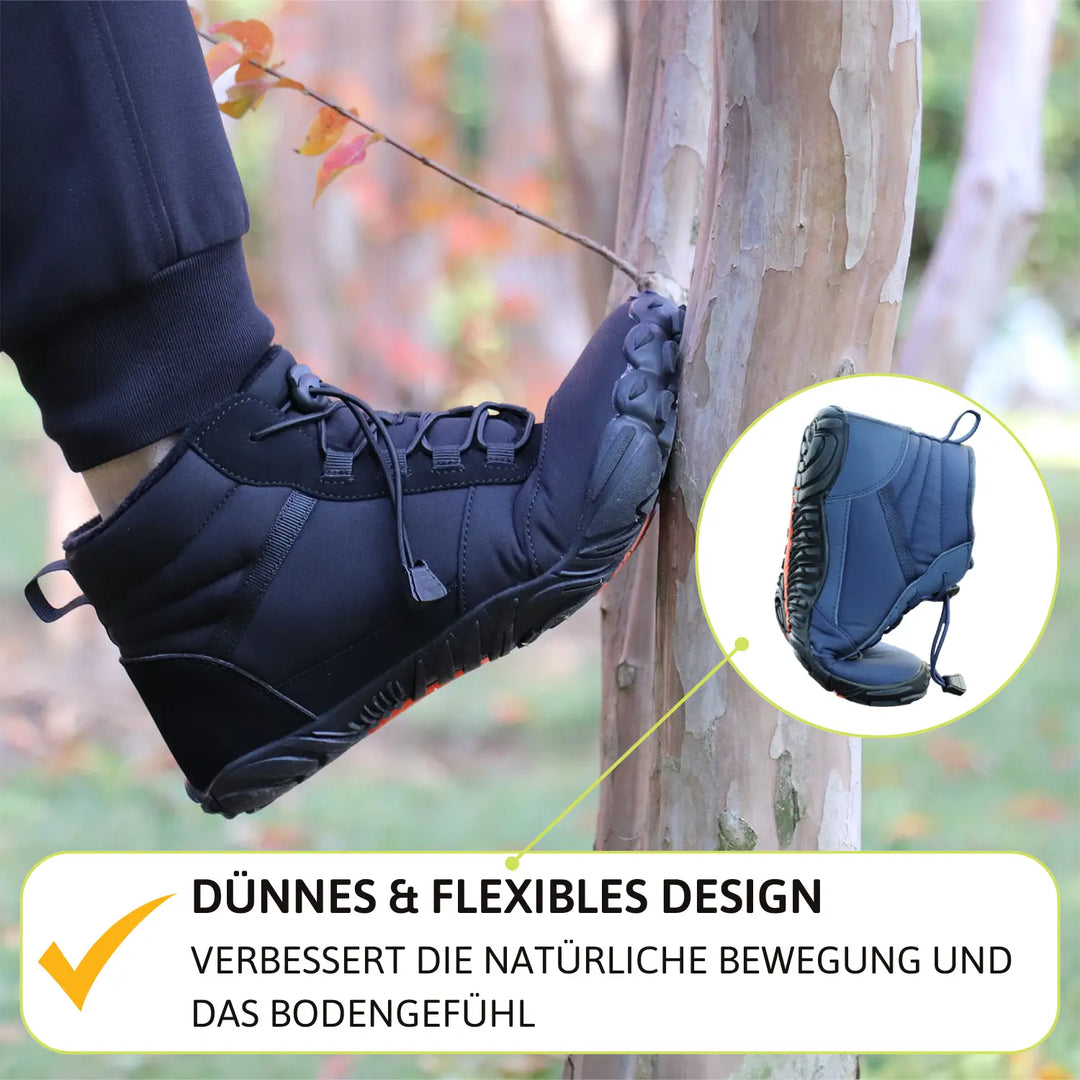 Polar | Winter Barfußschuhe für Damen mit flachem Absatz