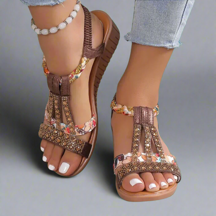 Bernatrudis | Elegante Boho-Sandalen für den Sommer für Damen