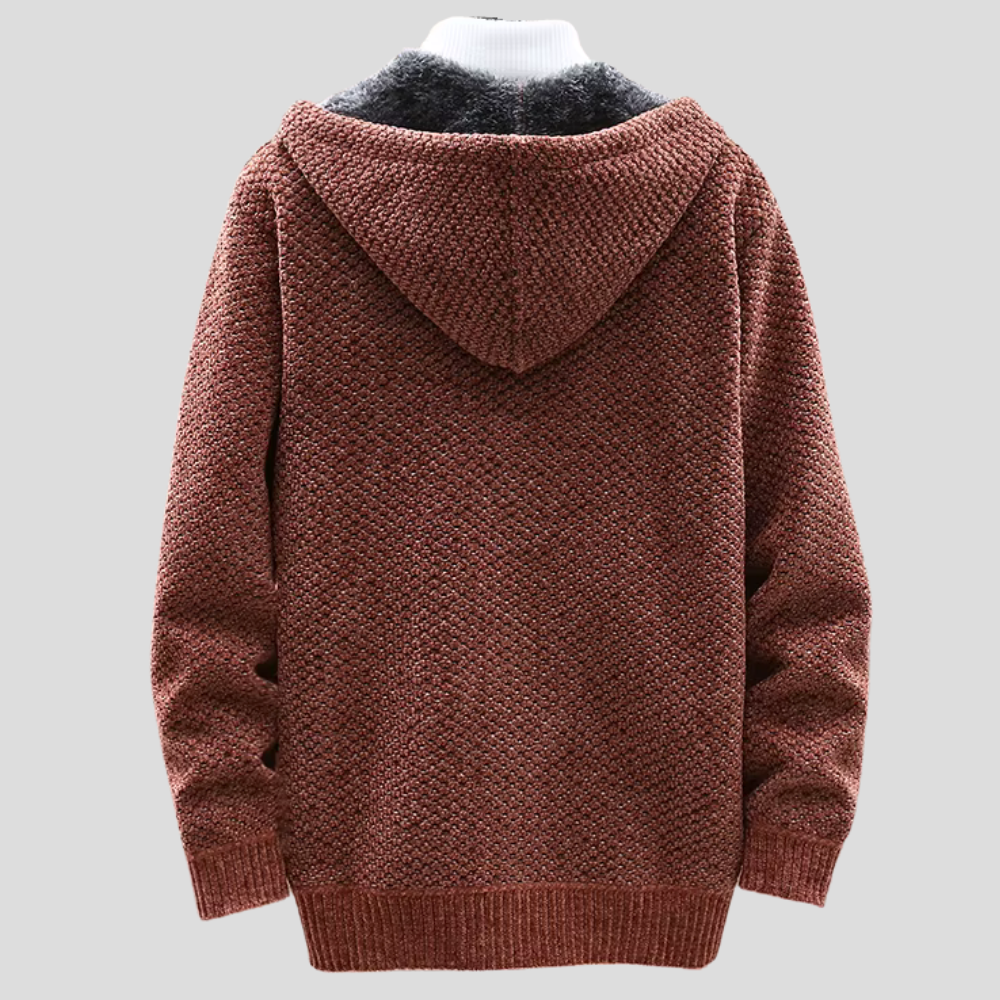 Oslo | Strick Hoodie für Herren mit Kapuze und langen Ärmeln