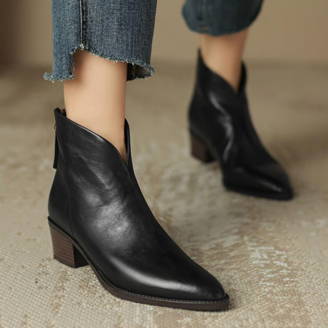 Oriana | Elegante Stiefeletten für Herren mit niedrigem Absatz