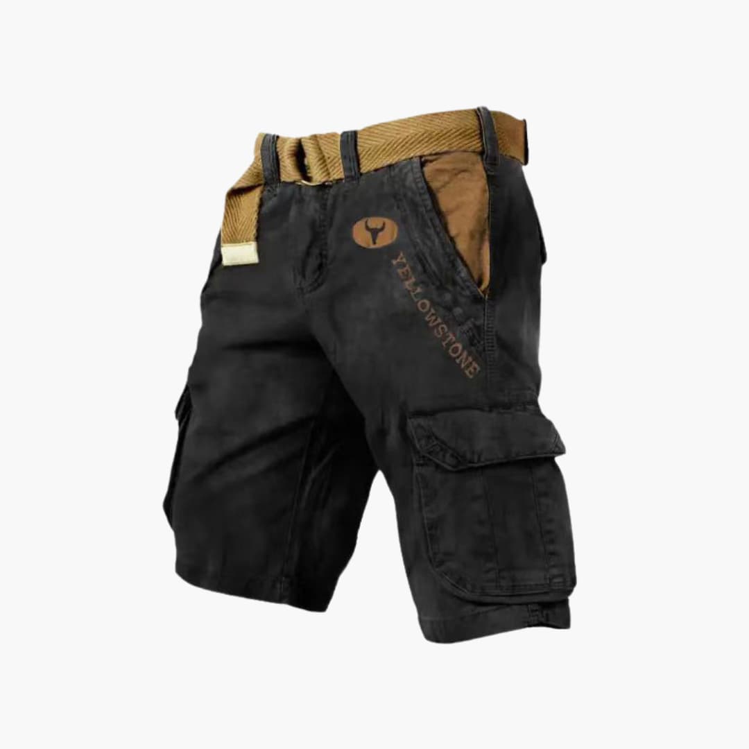 Danny | 6-Taschen Cargo Shorts für Herren mit geradem Bein und mittlerem Bund
