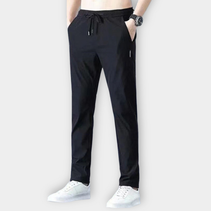 Enzo | Stretch Jogger-Hosen für Herren mit schmaler Passform und mittlerem Bund