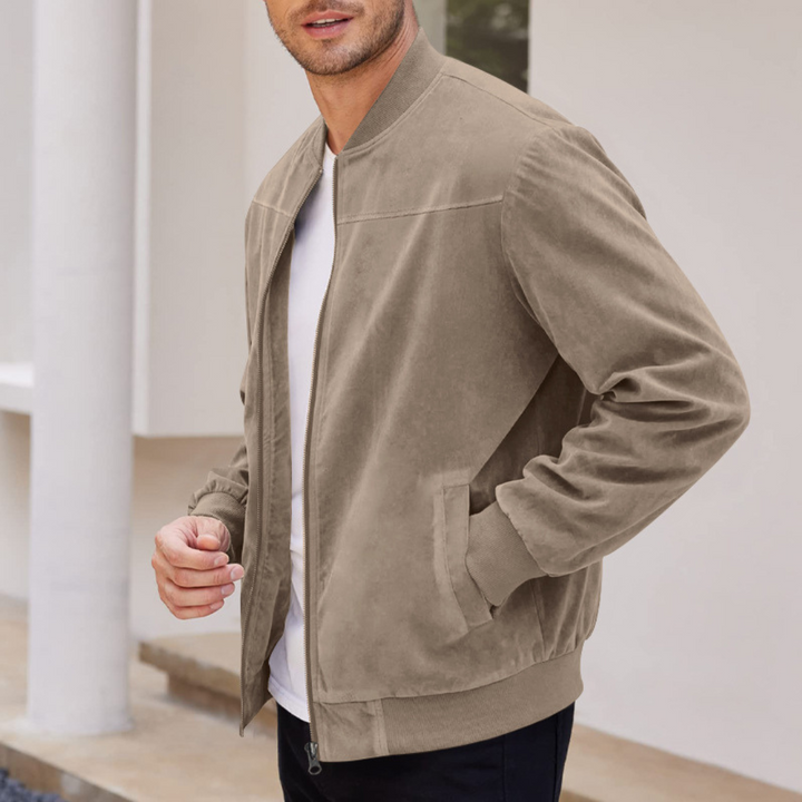 Harry | Leichte, saisonunabhängige Jacke für Herren mit Rundhalsausschnitt