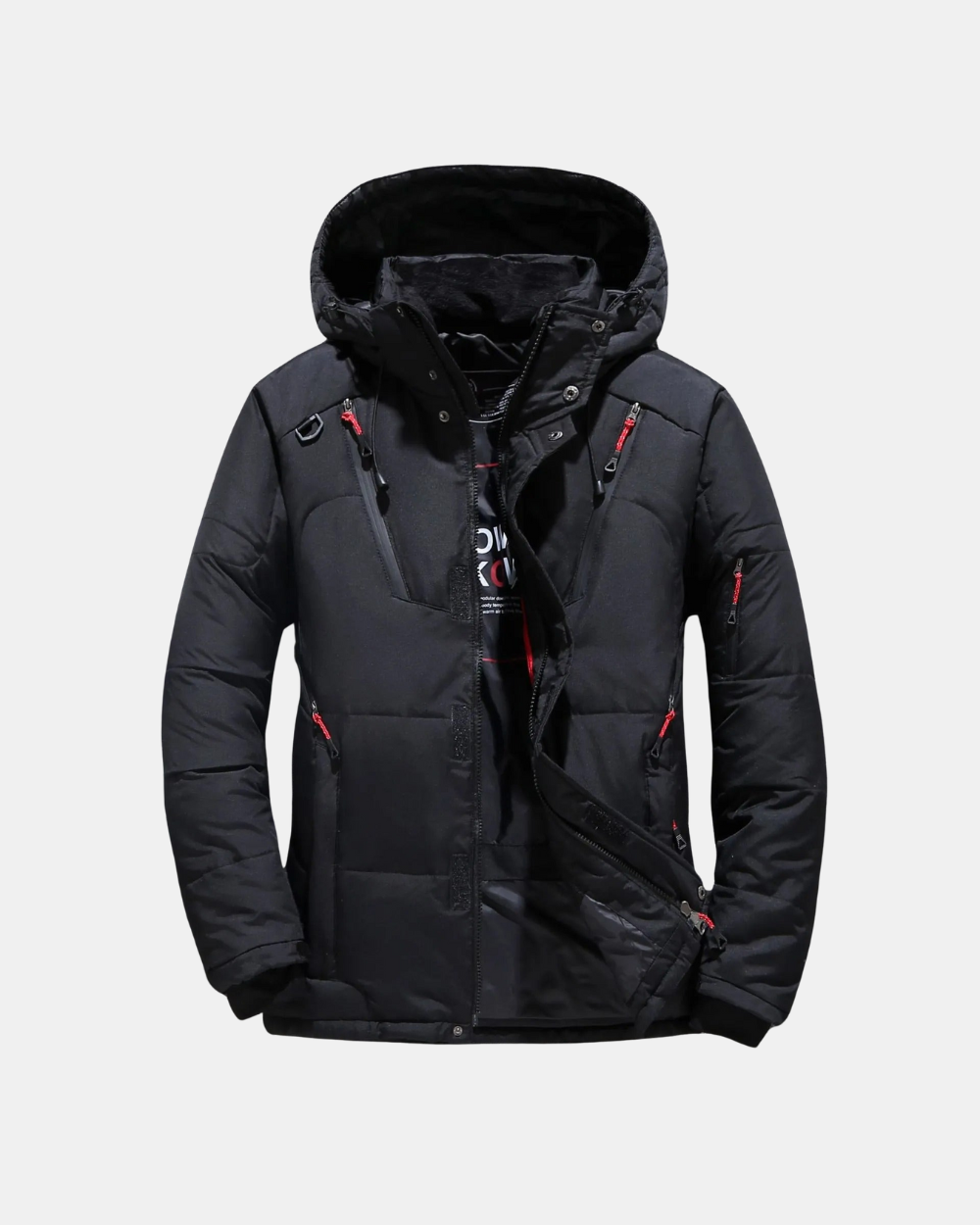 Elite Winterjacke für Herren mit Kapuze und langen Ärmeln