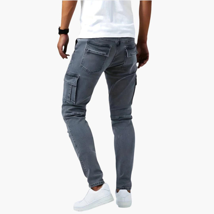 Samuel | Stretch Cargo-Hosen für Herren mit schmaler Passform und mittlerem Bund