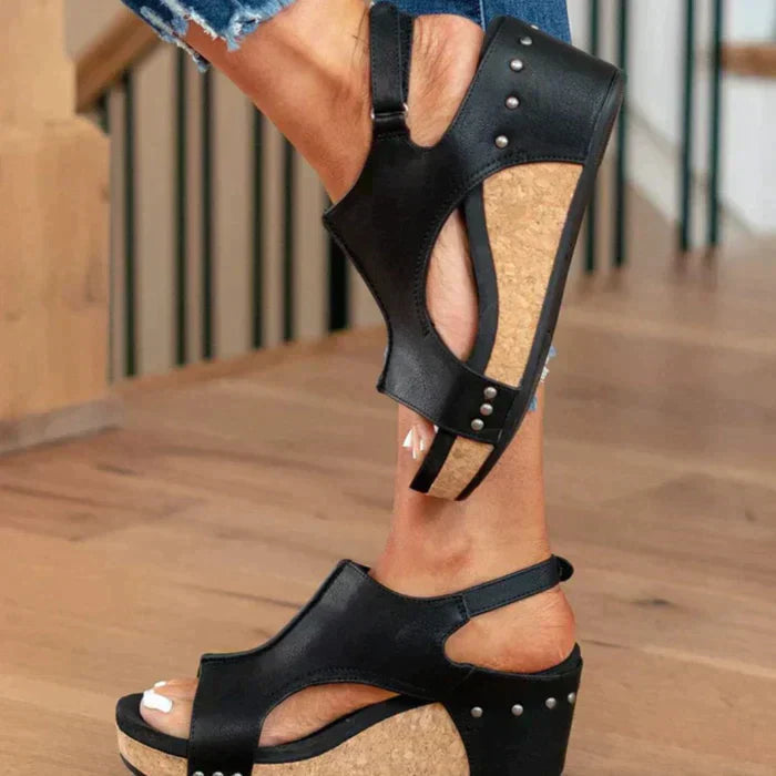 Astrid | Sandales à talons compensés élégantes et confortables für Damen