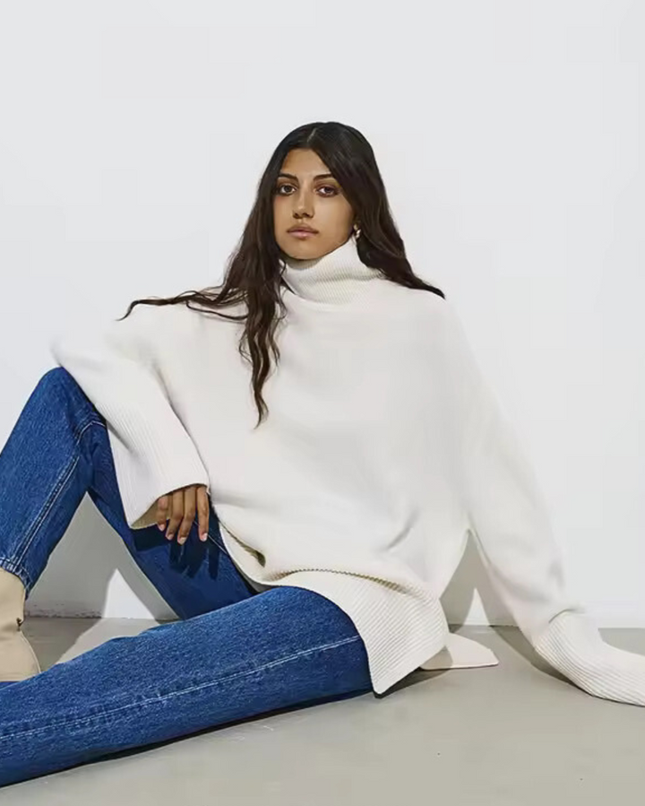 Emma | Rollkragenpullover für Damen mit langen Ärmeln