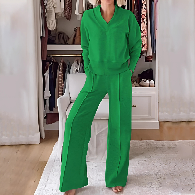 Carmela | V-Ausschnitt Lounge Set für Damen