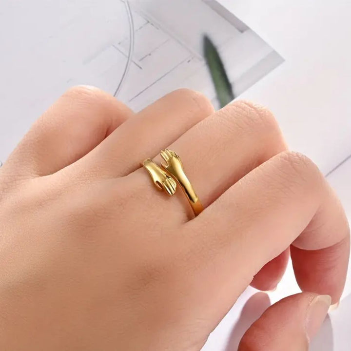Personalisierter Umarmungsring für Damen