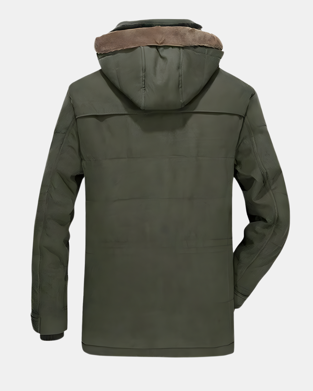 Francesco Gepolsterte Winterjacke für Herren mit Kapuze und langen Ärmeln