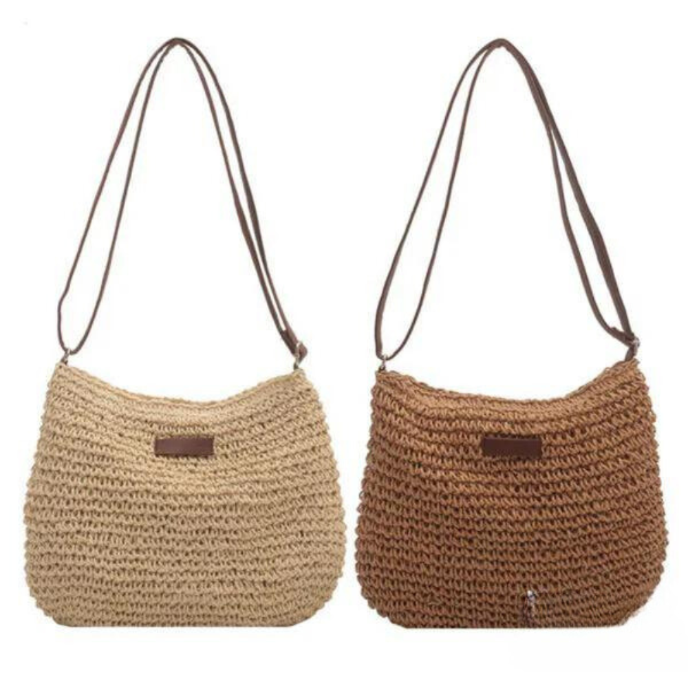 Fredhild | Klassische Gewebte Schultertasche für Damen