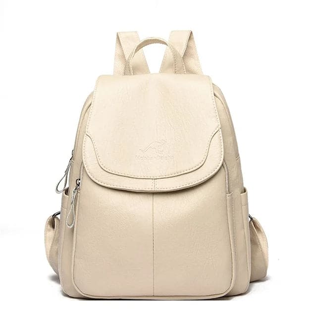 Kristlaug | Eleganter und leichter Rucksack in zartem Weißton