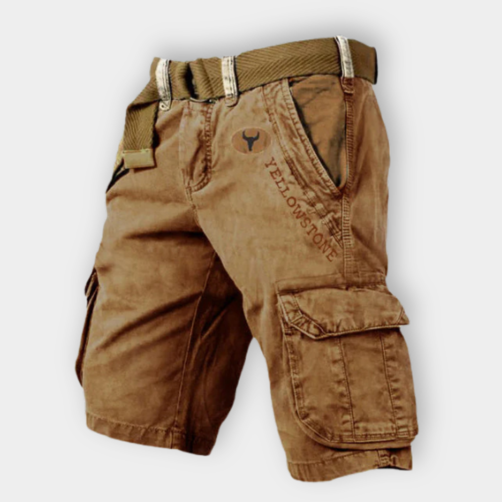 Lando | Explorer Cargo Shorts für Herren mit Sternenmuster