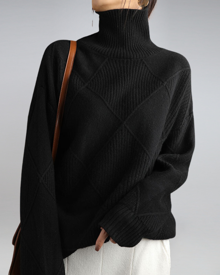 Lily | Der Rollkragenpullover für Damen mit langen Ärmeln