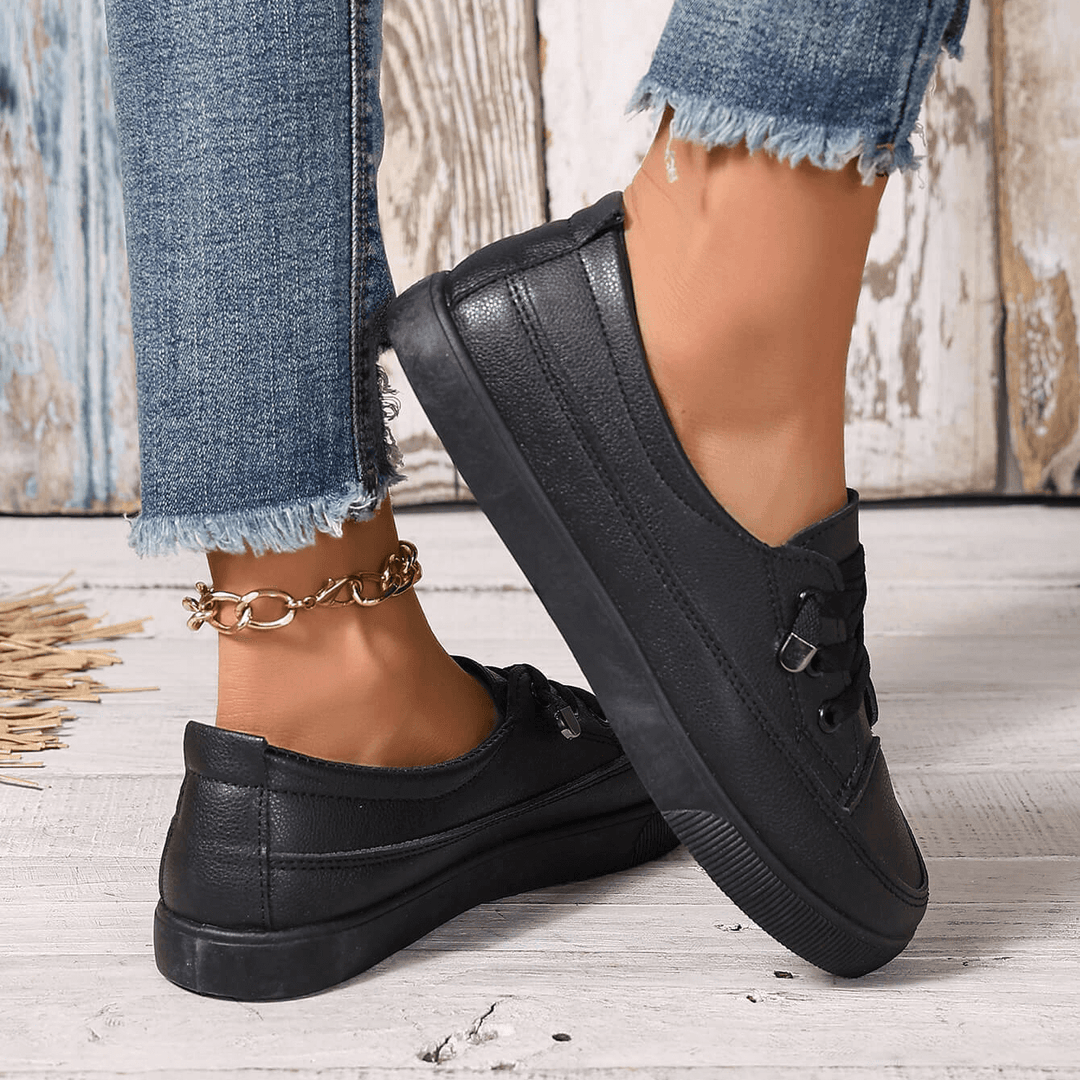 Elise | Damen Schnürung Orthopädische Flache Schuhe