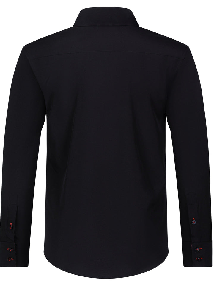 Nico | Herren-Hemd mit stilvollem Button-Up, langen Ärmeln und Blumenmuster