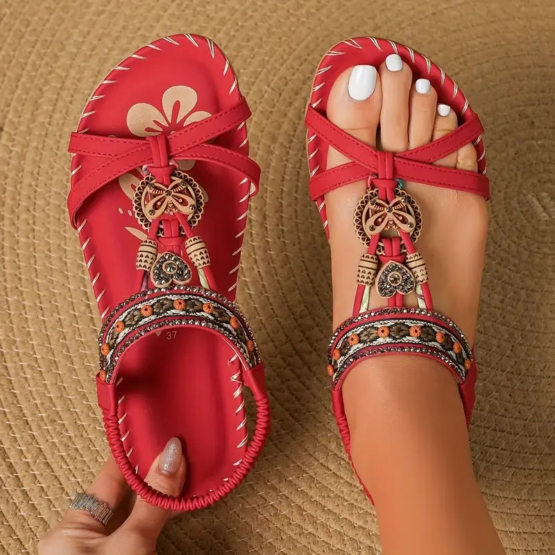 Colella | Elegante Orthopädische Blüten Sandalen für Damen