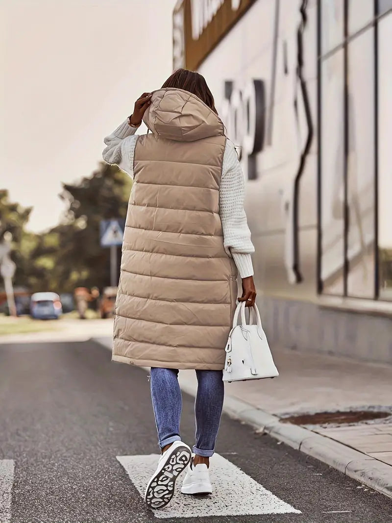 Marzia | Mantel für Damen mit Kapuze und Knöpfen Auf Der Vorderseite