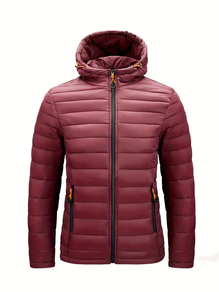 Elegante Kapuzenjacke für Herren mit langen Ärmeln