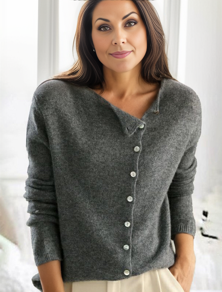 Aurora | Einfacher Schlichter Pullover für Damen mit Langen Ärmeln