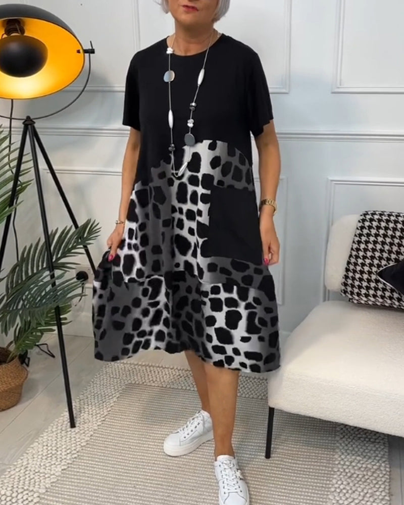 Lina | Luftiges Sommerkleid für Damen mit Rundhalsausschnitt