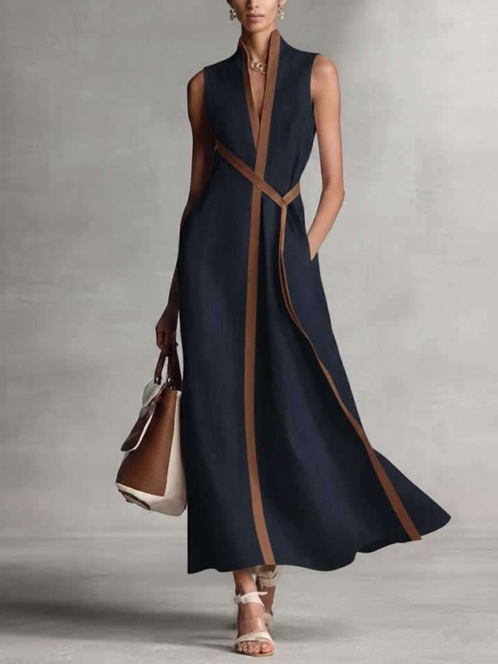 Elira | Leichtes Breeze-Maxikleid für Damen mit Rundhalsausschnitt
