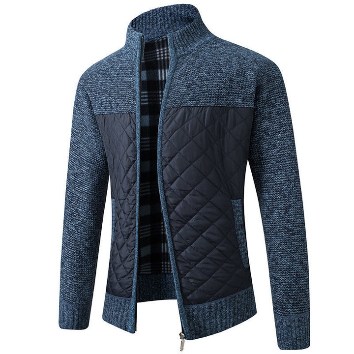 Owen | Herren Cardigan mit Stehkragen und Taschen