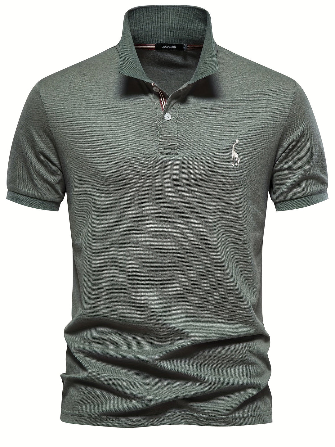 Leonardo | Herren besticktes Poloshirt mit kurzen Ärmeln